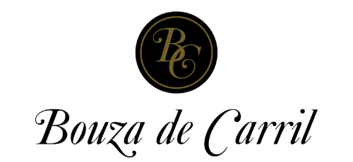 logotipo de la bodega y viñedos Bouza de Carril en Ribadumia Pontevedra pertenece a la denominación de origen Rias Baixas